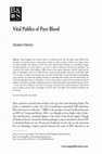 Research paper thumbnail of Vital Publics of Pure Blood