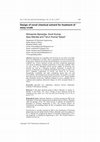 Research paper thumbnail of Design of novel chemical solvent for treatment of waxy crude