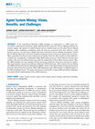 Research paper thumbnail of Agent System Mining: Vision, Benefits, and Challenges