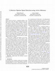 Research paper thumbnail of Collective Opinion Spam Detection using Active Inference