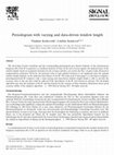 Research paper thumbnail of Periodogram with varying and data-driven window length