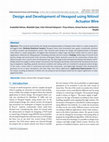 Research paper thumbnail of Design and Development of Hexapod using Nitinol Actuator Wire