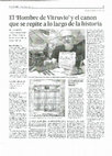 Research paper thumbnail of "El Hombre de Vitruvio y el canon que se repite a lo largo de la Historia". Diario de Cádiz. Martes 15 de julio de 2014.