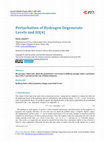 Research paper thumbnail of Perturbation of Hydrogen Degenerate Levels and &lt;i&gt;SO&lt;/i&gt;(4)