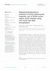 Research paper thumbnail of Magnetohydrodynamics evolution of three-dimensional magnetic null in NOAA active region 11515 initiated using non-force-free field extrapolation