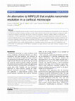 Research paper thumbnail of An alternative to MINFLUX that enables nanometer resolution in a confocal microscope