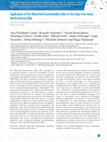 Research paper thumbnail of Application of the Watershed Sustainability Index to the Elqui river basin, North-Central Chile