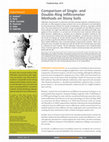 Research paper thumbnail of Comparison of Single- and Double-Ring Infiltrometer Methods on Stony Soils