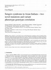 Research paper thumbnail of Sengers syndrome in Asian Indians – two novel mutations and variant phenotype-genotype correlation