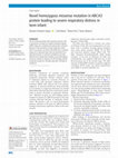 Research paper thumbnail of Novel homozygous missense mutation in ABCA3 protein leading to severe respiratory distress in term infant