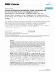 Research paper thumbnail of Clinical significances of preoperative serum interleukin-6 and C-reactive protein level in operable gastric cancer