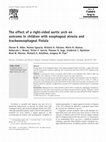 Research paper thumbnail of The effect of a right-sided aortic arch on outcome in children with esophageal atresia and tracheoesophageal fistula