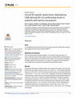 Research paper thumbnail of Occult RV systolic dysfunction detected by CMR derived RV circumferential strain in patients with pectus excavatum