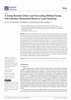 Research paper thumbnail of A Group Resident Daily Load Forecasting Method Fusing Self-Attention Mechanism Based on Load Clustering