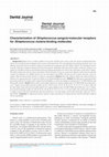 Research paper thumbnail of Characterization of Streptococcus sanguis molecular receptors for Streptococcus mutans binding molecules