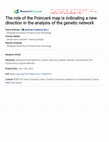 Research paper thumbnail of The role of the Poincaré map is indicating a new direction in the analysis of the genetic network