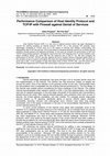 Research paper thumbnail of Performance Comparison of Host Identity Protocol and TCP/IP with Firewall against Denial of Services