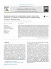 Research paper thumbnail of Mechanical properties of computationally designed novel carbon enriched Si1−xCx ceramics: A molecular dynamics simulation study