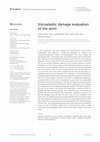 Research paper thumbnail of Viscoelastic damage evaluation of the axon