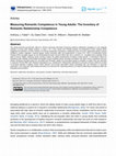 Research paper thumbnail of Measuring romantic competence in young adults: The Inventory of Romantic Relationship Competence