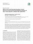 Research paper thumbnail of Effect of Acid- and Ultraviolet/Ozonolysis-Treated MWCNTs on the Electrical and Mechanical Properties of Epoxy Nanocomposites as Bipolar Plate Applications