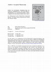 Research paper thumbnail of Effect of sintering temperature on surface morphology and electrical properties of samarium-doped ceria carbonate for solid oxide fuel cells