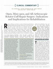 Research paper thumbnail of Open, Mini-open, and All-Arthroscopic Rotator Cuff Repair Surgery: Indications and Implications for Rehabilitation