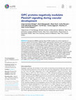 Research paper thumbnail of GIPC proteins negatively modulate Plexind1 signaling during vascular development