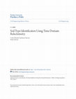 Research paper thumbnail of Soil Type Identification Using Time Domain Relectometry