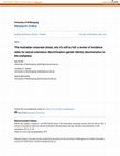 Research paper thumbnail of The Australian corporate closet, why it\u27s still so full: a review of incidence rates for sexual orientation discrimination gender identity discrimination in the workplace