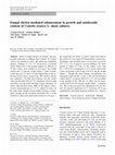 Research paper thumbnail of Fungal elicitor-mediated enhancement in growth and asiaticoside content of Centella asiatica L. shoot cultures