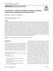 Research paper thumbnail of An application on sinkhole susceptibility mapping by integrating remote sensing and geographic information systems