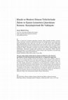 Research paper thumbnail of Klasik ve Modern Dönem Tefsirlerinde Âdem ve Eşinin Cennetten Çıkarılması Konusu -Karşılaştırmalı Bir Yaklaşım