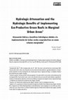 Research paper thumbnail of Hydric Attenuation and Hydrological Benefits for Implementing Productive Green Roof in Soacha, Colombia