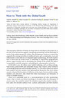 Research paper thumbnail of Review_How to Think with the Global South