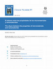 Research paper thumbnail of El abismo entre las propiedades de los micromateriales y nanomateriales