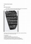 Research paper thumbnail of The Palermo Stone Translation