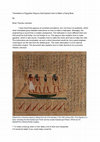 Research paper thumbnail of Detail from a funerary papyrus dating from the 21st dynasty (11th-10th century BC). Four figures in a boat, including the ibis-headed god Thoth and the scarab-headed god Khepri. (Photo by Art Media/ Print Collector/Getty Images