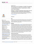 Research paper thumbnail of Risk factors for mortality in COVID-19 patients in sub-Saharan Africa: A systematic review and meta-analysis