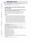 Research paper thumbnail of A qualitative study of Latinx parents' experiences of clinical exome sequencing