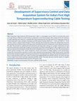 Research paper thumbnail of Development of Supervisory Control and Data Acquisition System for India’s First High Temperature Superconducting Cable Testing