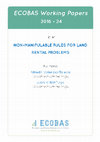 Research paper thumbnail of Non-manipulable rules for land rental problems