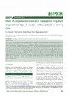 Research paper thumbnail of Effect of comprehensive medication management on patient empowerment ‘type II diabetes mellitus patients in primary care’