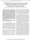 Research paper thumbnail of All-Optical Relaying FSO Systems Using EDFA Combined With Optical Hard-Limiter Over Atmospheric Turbulence Channels