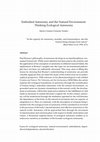 Research paper thumbnail of Embodied Autonomy and the Natural Environment:  Thinking Ecological Autonomy