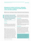 Research paper thumbnail of Management of patients with Graves' orbitopathy: initial assessment, management outside specialised centres and referral pathways