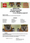 Research paper thumbnail of Colloquium: Science and the phenomenology of animal subjects A cross-disciplinary approach