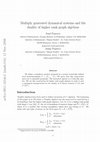 Research paper thumbnail of Multiply generated dynamical systems and the duality of higher rank graph algebras