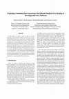 Research paper thumbnail of Exploiting Communication Concurrency for Efficient Deadlock Free Routing in Reconfigurable NoC Platforms