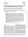 Research paper thumbnail of Real-time ultrasound-guided percutaneous renal biopsy with needle guide by nephrologists decreases post-biopsy complications